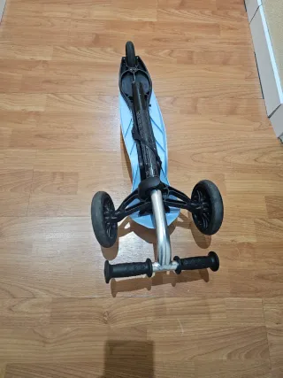 Patinete 3 Ruedas Azul plegable