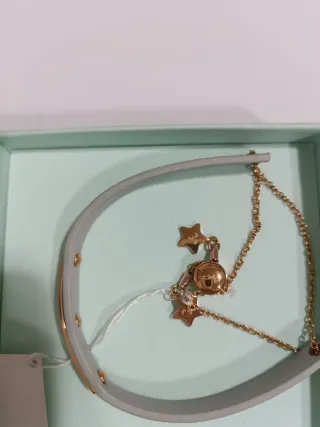 Pulsera Mr. Wonderful dorada con estrellas