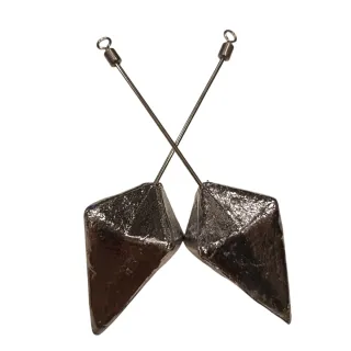 Lote 8 plomos pirámide belga 147gr