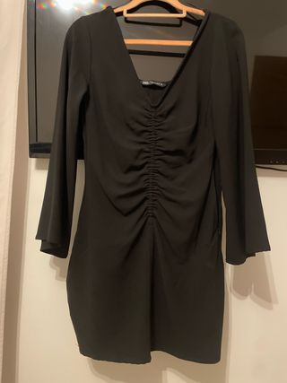 Vestido Zara Talla M Negro