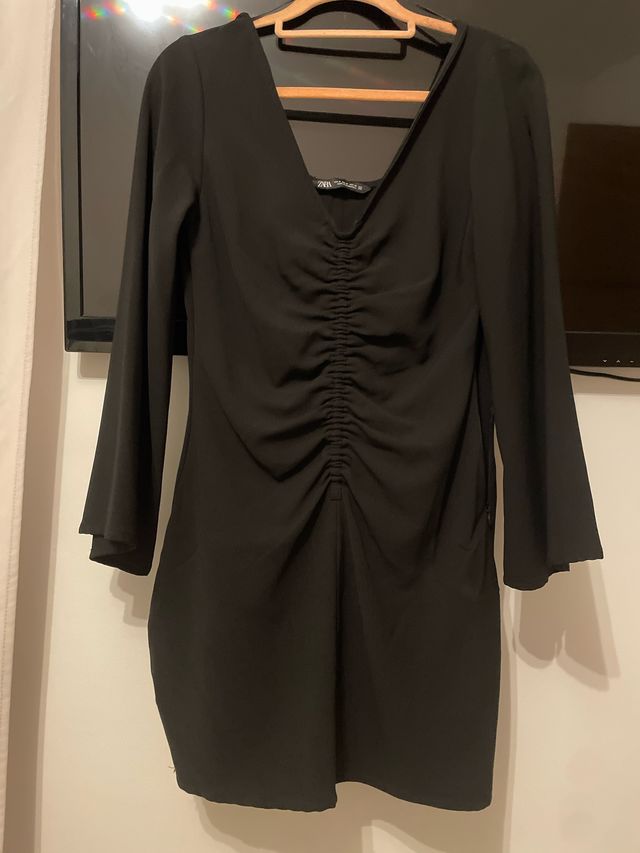 Vestido Zara Talla M Negro