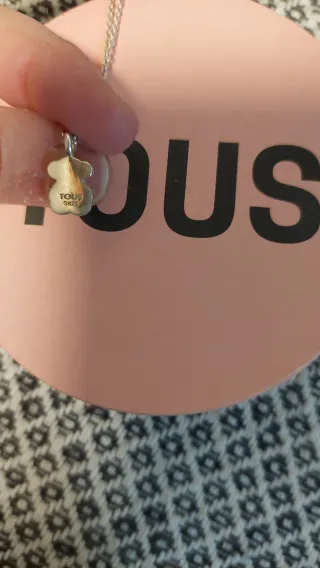 Colgante Oso Tous Plata y Turquesa