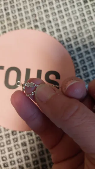 Colgante Oso Tous Plata y Turquesa