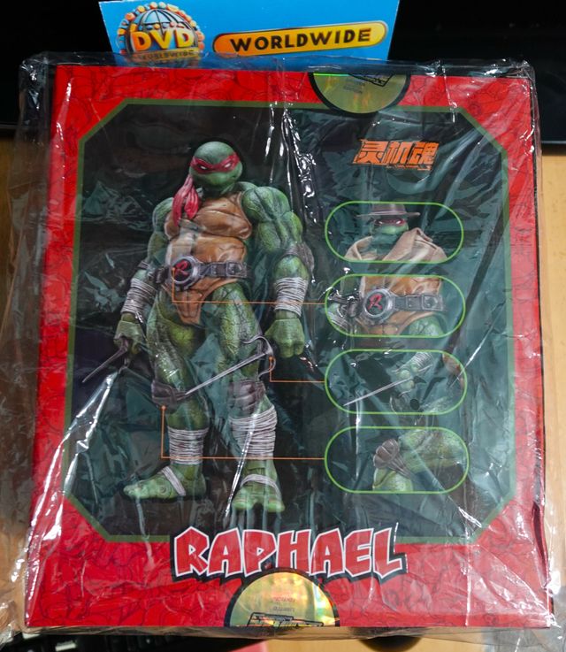 Figura Raphael Tortugas Ninja Mety Toyz 1/12
