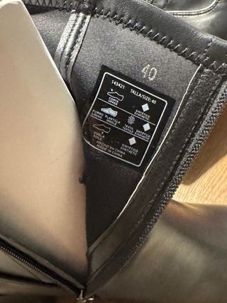 Botines Tacón Xti Mujer Talla 40 Negro