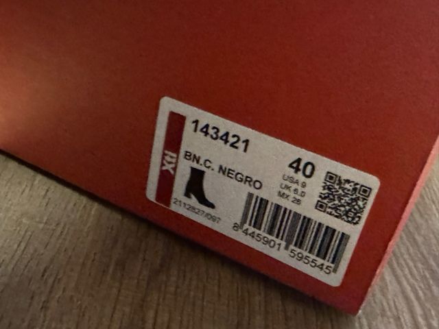 Botines Tacón Xti Mujer Talla 40 Negro