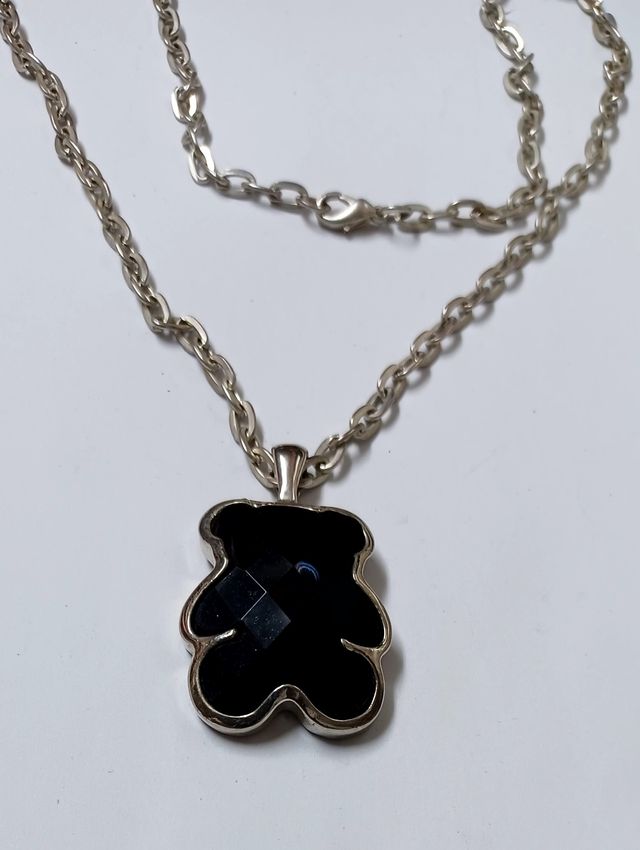 Ciondolo Orso Nero in Argento