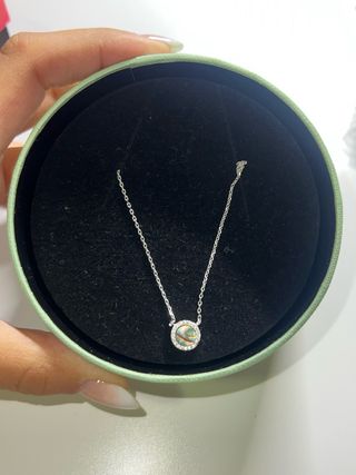 Colgante Plata de Ley con Piedra Multicolor