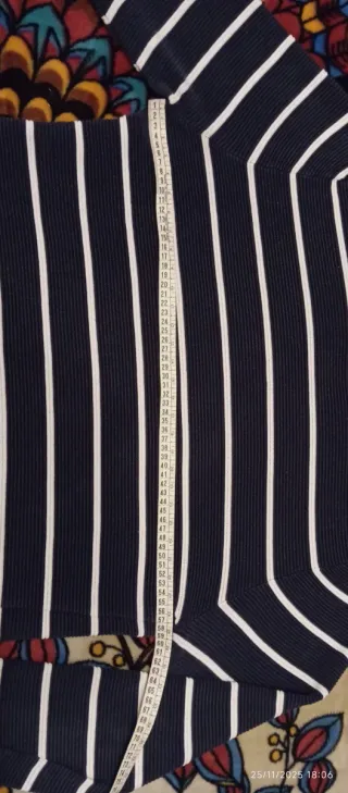 Jersey rayas azul y blanco talla XL