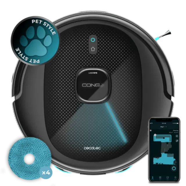 Robot aspirador Conga 9590 Spin Revolution