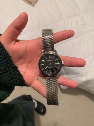 Reloj Viceroy Hombre Negro y Plateado