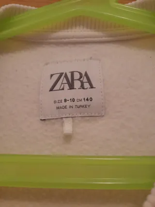 Sudadera Zara niña talla 9-10