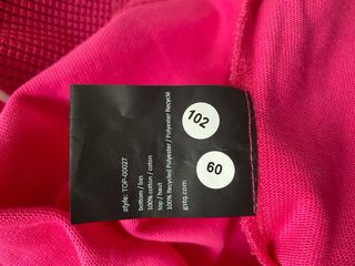 Camiseta deportiva GSTO rosa talla XS mujer o niña