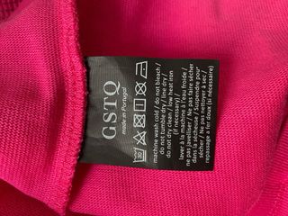 Camiseta deportiva GSTO rosa talla XS mujer o niña