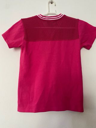 Camiseta deportiva GSTO rosa talla XS mujer o niña