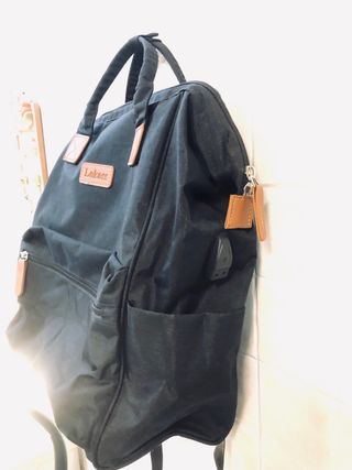 Zaino Lokass nero e marrone