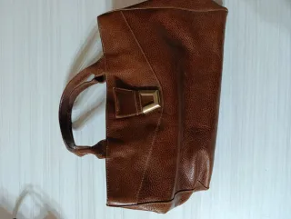 Borsa donna vintage marrone