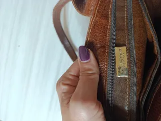 Borsa donna vintage marrone