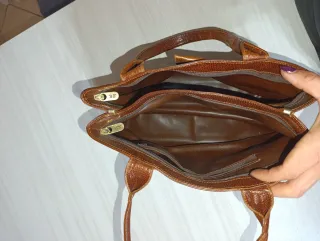 Borsa donna vintage marrone