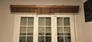 Persiana veneciana de madera de teca