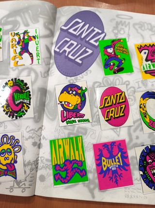 Álbum Cromos Skate Board 1980's Completo