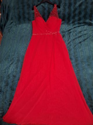 Vestido de fiesta Pepa Recasens rojo