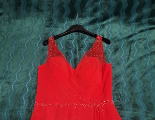 Vestido de fiesta Pepa Recasens rojo