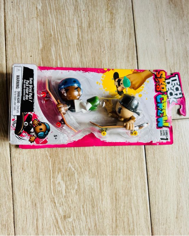 NUEVO! Pack 2 Finger Skate Sk8 Crew nuovo da estrenare