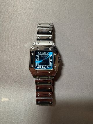 Reloj Cartier Santos Esfera Azul
