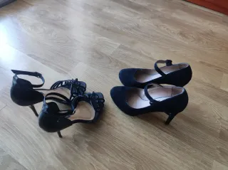 Zapatos de tacón alto negros