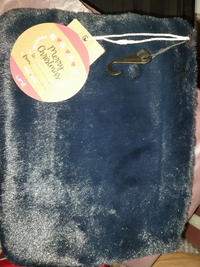 Bolso pelo azul marino