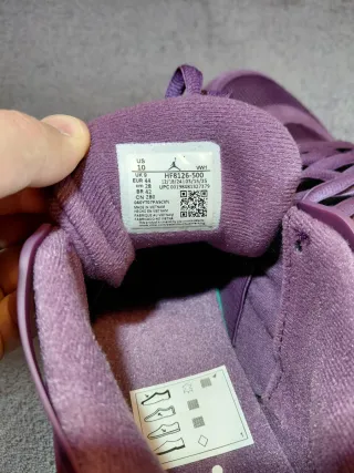 Jordan 4 RM purple vintage Uomo Taglia 44