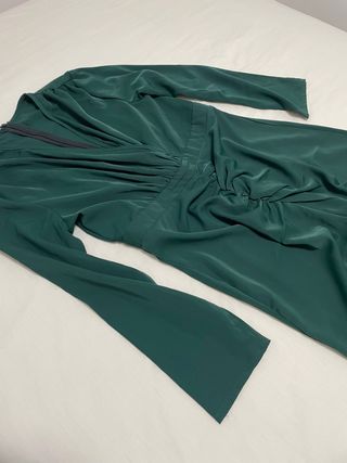 Vestido midi verde invitada boda