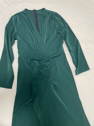 Vestido midi verde invitada boda