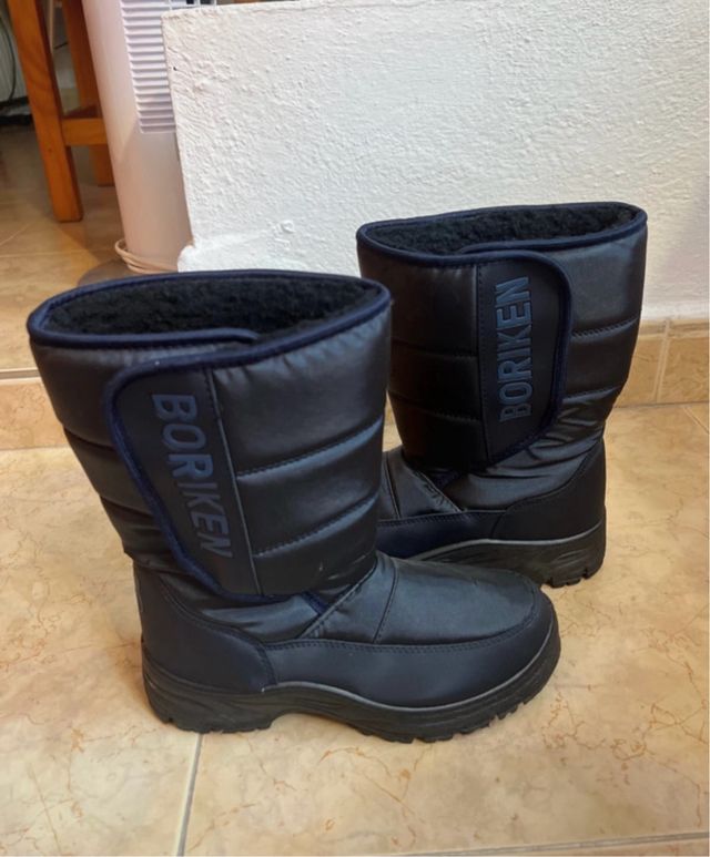 Botas de nieve BORIKEN azules y negras