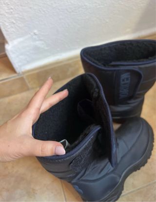 Botas de nieve BORIKEN azules y negras