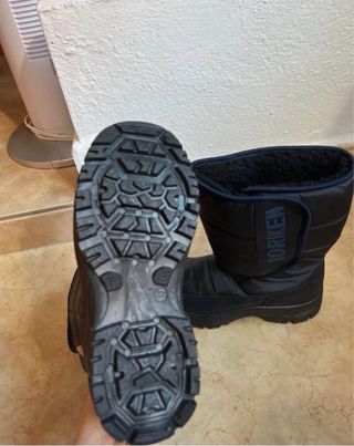 Botas de nieve BORIKEN azules y negras