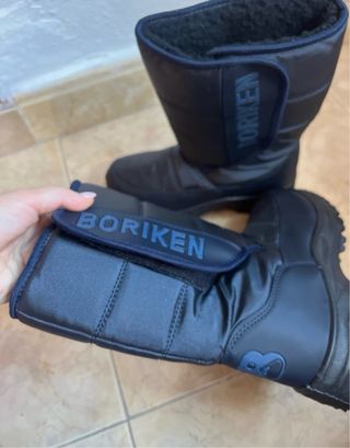 Botas de nieve BORIKEN azules y negras