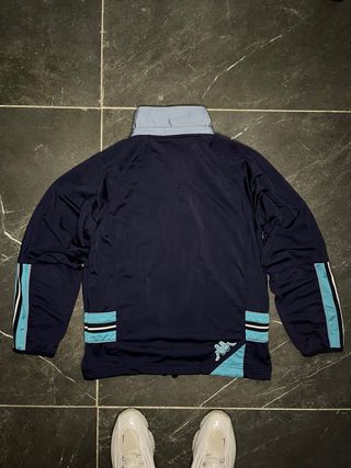 Felpa vintage Kappa blu e azzurra