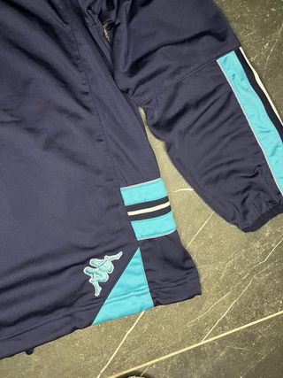 Felpa vintage Kappa blu e azzurra