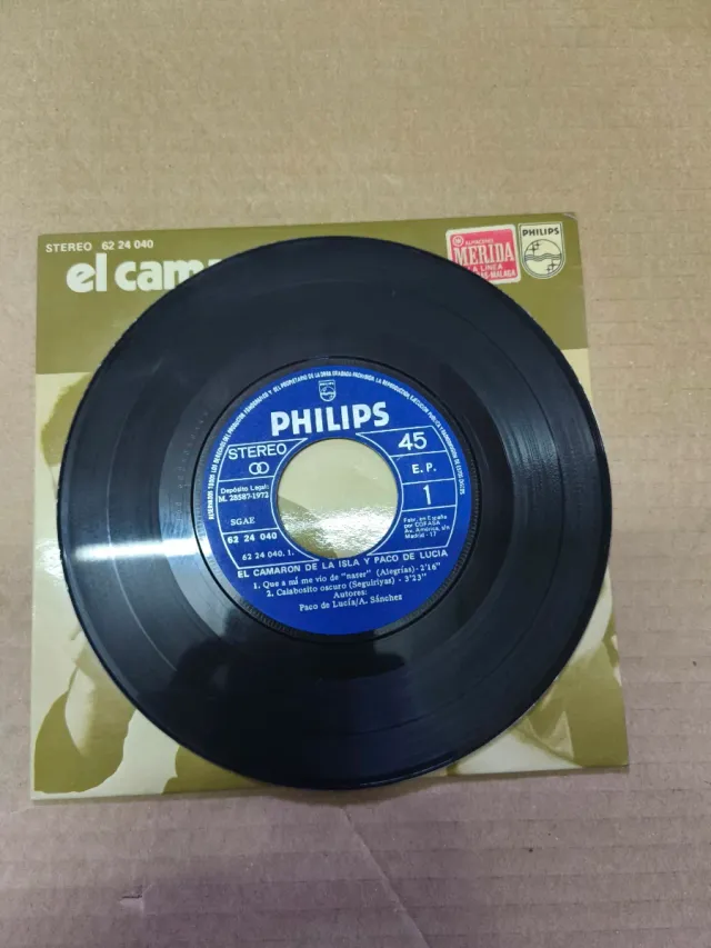 Vinilo El Camarón de la Isla con Paco de Lucía
