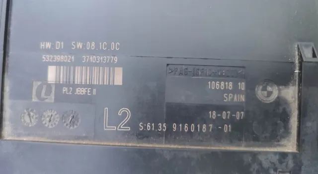 Caja Fusibles y Centralita BMW Serie 1 E81