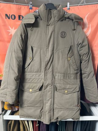 Abrigo Parka Fred Perry Verde Oliva