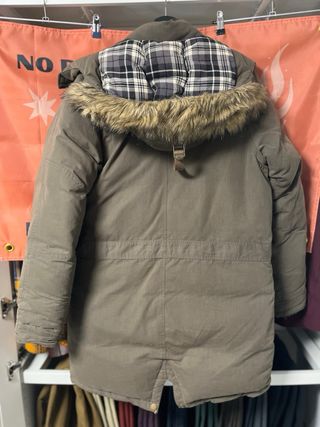 Abrigo Parka Fred Perry Verde Oliva