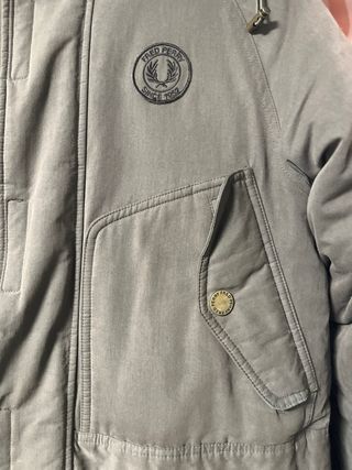 Abrigo Parka Fred Perry Verde Oliva