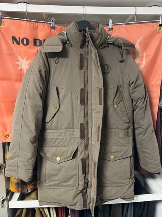 Abrigo Parka Fred Perry Verde Oliva