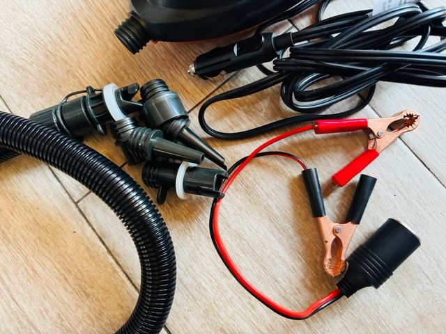 NUEVA! Bomba aire portatil SUP 16 PSI 110w 12V