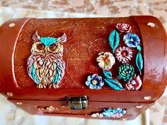 Cajita Cofre Decorada