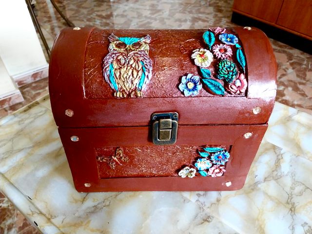 Cajita Cofre Decorada