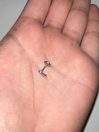 Pendientes Osito Roselin Plata Niña